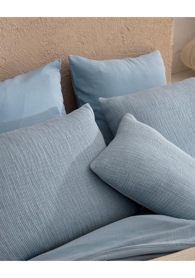 Madame Coco Pivoine 8 Parça Çeyiz Açık Mavi - Ekru
