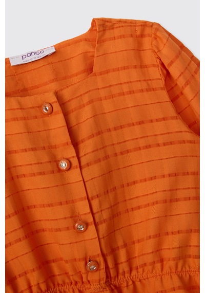 Panço Kız Çocuk Oranj Bluz 2611gk57030 Turuncu