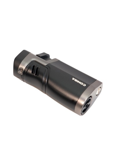 Cohiba 4 Torch Pürmüz Delicili Siyah Metal Puro Çakmağı - Tr9494