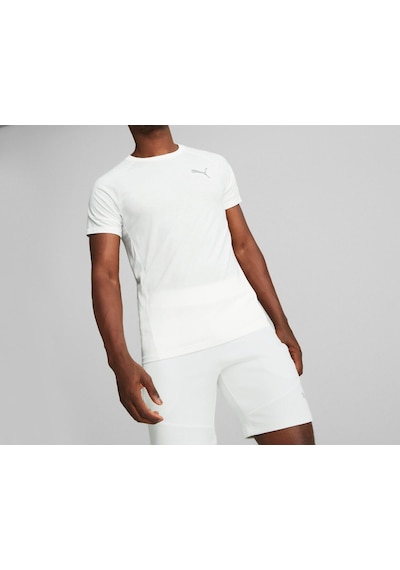 Puma Evostripe Tee Erkek Günlük Tişört 67331102 Beyaz 001