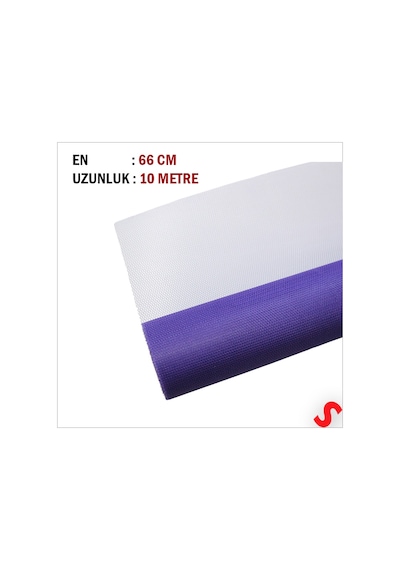 Süsleme Tülü Grek Tül Rulo, 66 Cm X 10 Mt - Mor 0-99