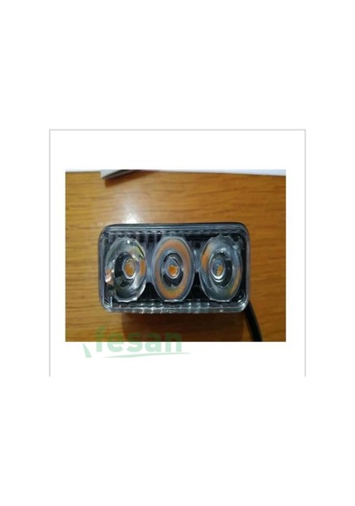 10-80v 9w 3led Beyaz Off Road-çalışma Lambası