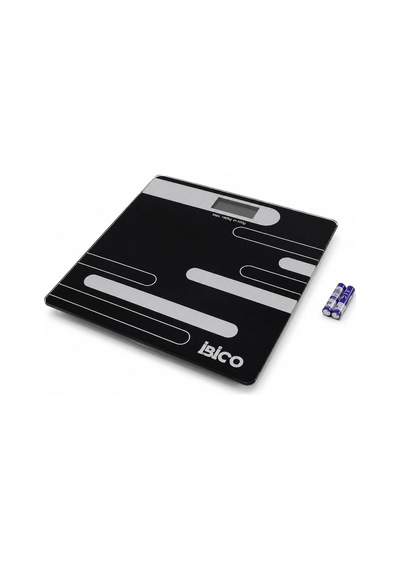 İbico İ11-024 Cam Banyo Baskül Terazi Tartı 26x26cm 180kg/50gr Pilli Dijital Lcd Ekran Renkli Cam Diğer