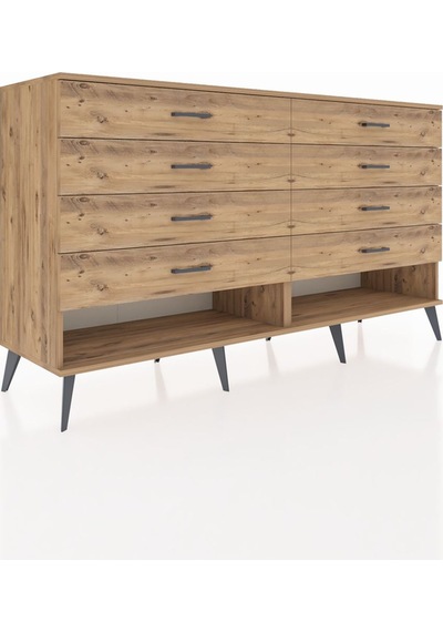 Hyperion Konsol 8 Çekmeceli 176x44x99 Çam-çam Çam-çam Hyperion Konsol 8 Çekmeceli 176x44x99 Çam-çam Çam-çam