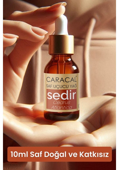 Caracal Saf Sedir Ağacı Yağı Doğal Sedir Ağacı Uçucu Yağı 10 Ml Sedir Yağı