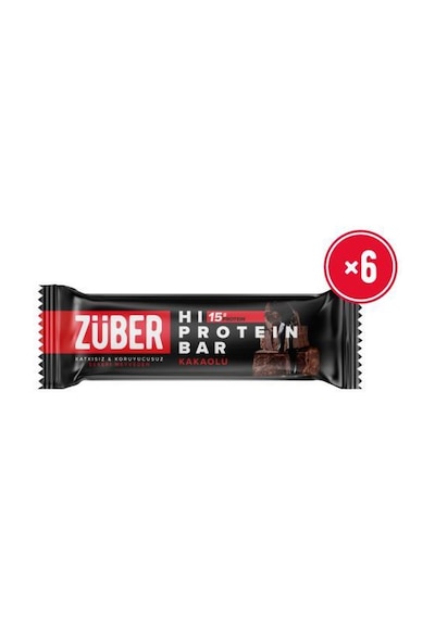 Züber Kakaolu Hi Protein Bar 6 Adet x 45 G Züber Kakaolu Hi Protein Bar 6 Adet x 45 G