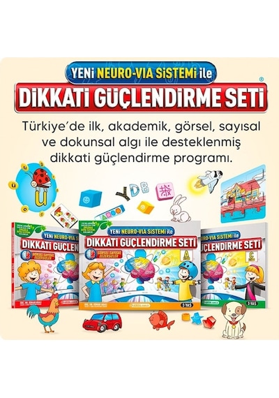 Dikkati Güçlendirme Seti Anasınıfı 3 Yaş
