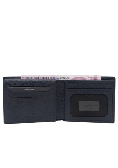 Pierre Cardin Lacivert Floater Deri Erkek Cüzdanı 2243a38 Lacivert-floater