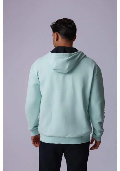 Defys Defy S Erkek Oversize Kapüşonlu Fermuarlı Cepli Sweatshirt Su Yeşili - 527577758 Su Yeşili Defys Defy S Erkek Oversize Kapüşonlu Fermuarlı Cepli Sweatshirt Su Yeşili - 527577758 Su Yeşili
