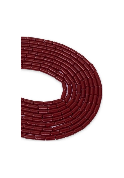 7x3 Mm Silindir Mercan Taşı Dizi Krem