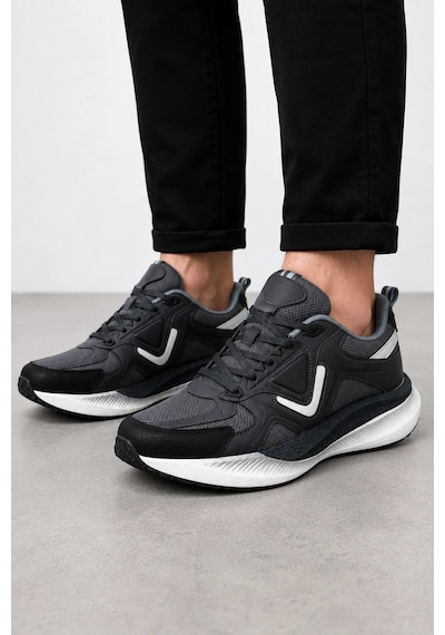 Ht Hotin Chromat Erkek Hafif Köpük Taban Spor Ayakkabı Rahat Ve Konforlu Günlük Sneaker - Füme Ht Hotin Chromat Erkek Hafif Köpük Taban Spor Ayakkabı Rahat Ve Konforlu Günlük Sneaker - Füme