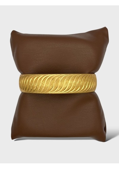 Arnes Jewelry Çelik 22 Ayar Altın Kaplama Bilezik Ar30 Gold