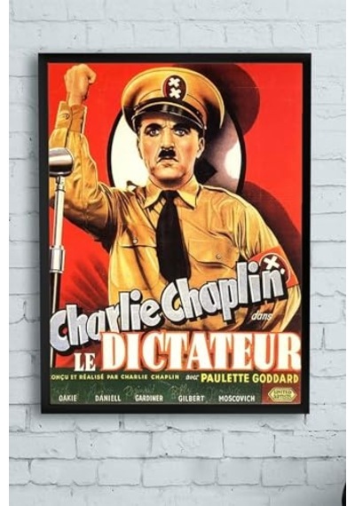 The Dictator-büyük Diktatör Film Afişi Çerçeveli Tablo 21x30cm
