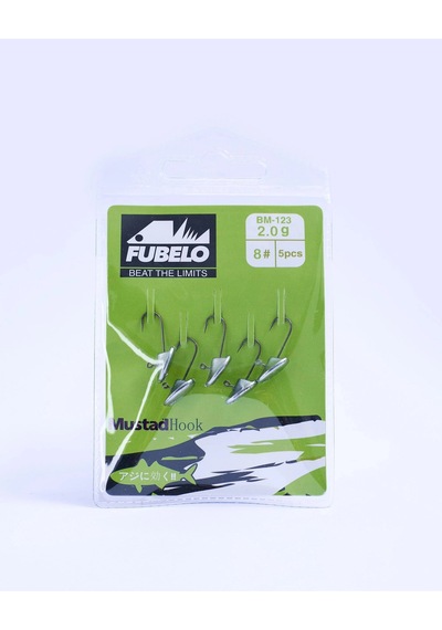 Fubelo Flat Head Lrf Jighead Avcı Zoka Serisi 8 No İğne - V5