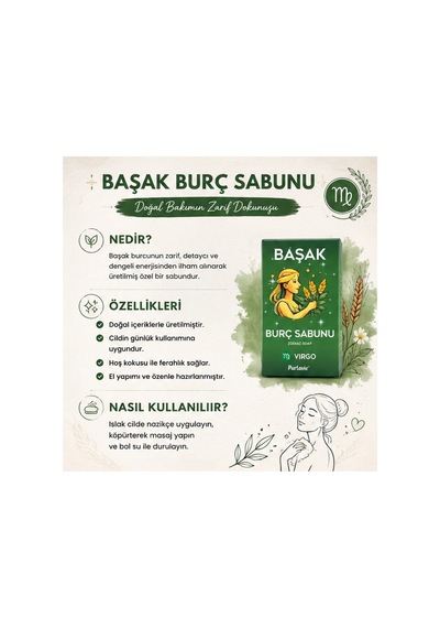 Başak Sabunu-100g Doğal El Yapımı-3 Adet Karışık
