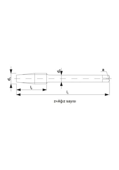 Fett M4 Narex 5000 Dın N-357 Tin Hss Somun Kılavuzu
