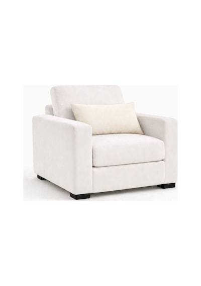 Kadife Dokulu Krem Kırlent Yastık Kılıfı 2 Adet 50 X 30 Cm