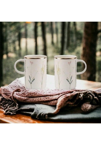 Porland Botanical Desen10 2& 039 Li Kupa 340 Cc Çok Renkli