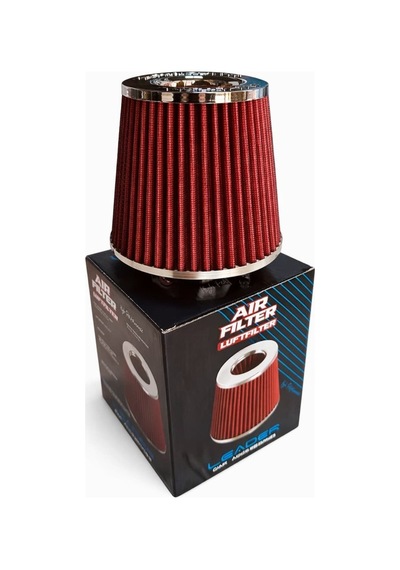 Performans Artırıcı Açık Hava Filtresi 76mm Kırmızı Renk - Yüksek Performans