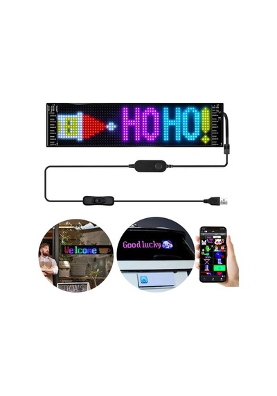 Pm-23822 12x68cm Kayan Yazı Led Tabela Belirtilmemis