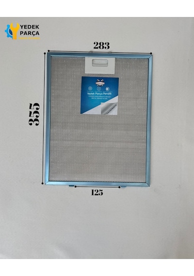 285x355 Mm Aspiratör & Davlumbaz Tel Yağ Filtresi Model: 28,5x35,5 Cm