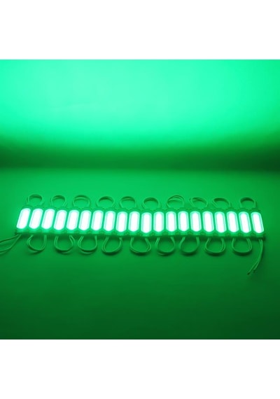 Powermaster 12 Volt 2 Watt Yeşil Modül Led 68x16 Mm