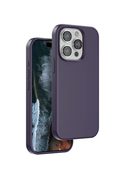 Venco Apple İphone 15 Pro Home Magsafe Kapak - Derin Mor 0.2M-Çok Renkli
