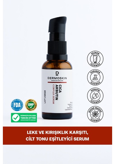 Leke Karşıtı Ve Cilt Tonu Eşitleyici Uzun Süre Nemlendirici Arbutin Kompleks Serum 30ml