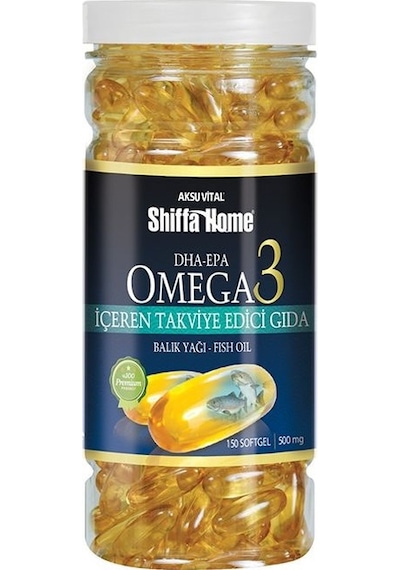 Aksu Vital Shiffa Home Omega 3 500 MG 150 Kapsül