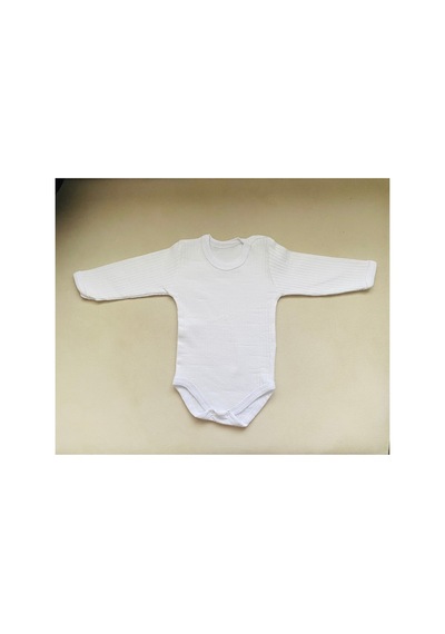 Pirinç Bebe Bebek Fitilli Body Beyaz - 653232419 Beyaz