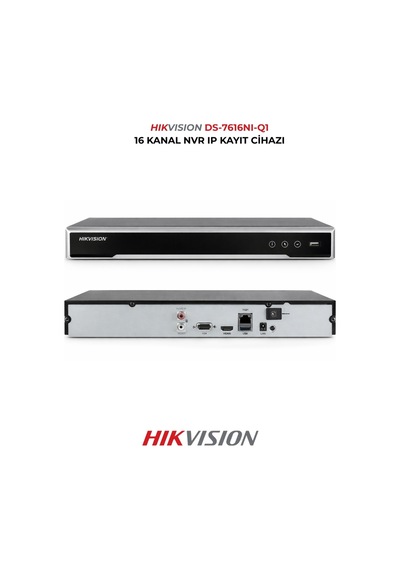 Ds-7616nı-q1 16 Kanal Ip Kamera Kayıt Cihazı 160mbps Nvr