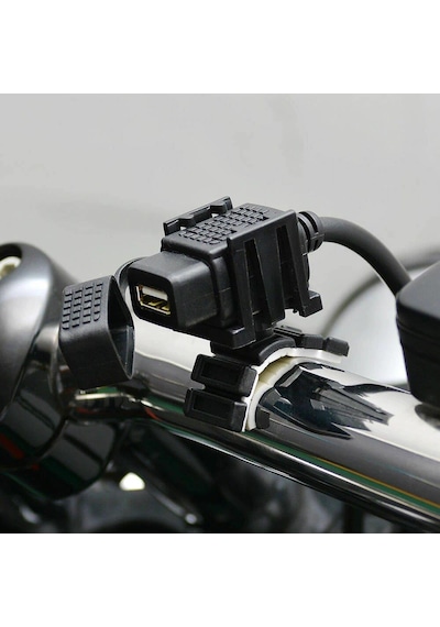 Knmaster Motosiklet Su Geçirmez Tek Usb'Li Şarj Soketi