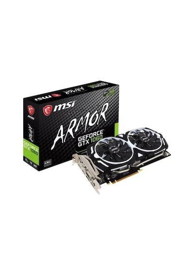 MSI NVIDIA GeForce GTX 1060 Armor OCV1 6 GB 192 Bit GDDR5 Ekran Kartı