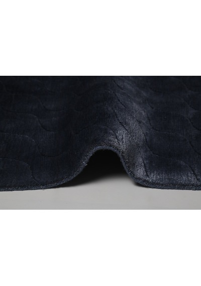 Çam Halı Emboss Jr 67 Blue Modern Desen Yeni Zellanda Yünü Ve Viskon El Dokuması Halı - 80x150 Mavi