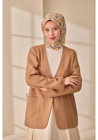 Silk Home Soft Eşarp 73092-25 Yavruağzı, Sarı, Mavi, Vizon