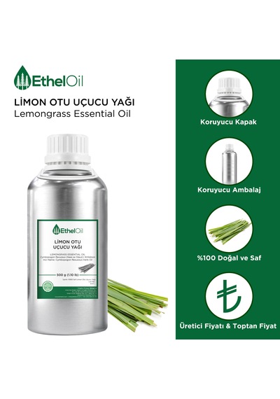 Etheloil Limon Otu Uçucu Yağı 500 G