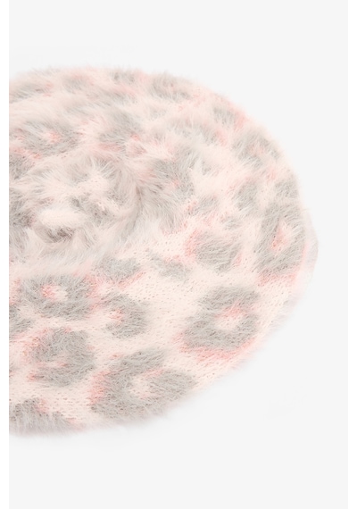 Penti Pembe Kız Çocuk Leopar Desenli Bere
