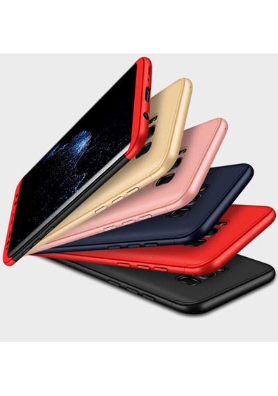 Galaxy S8 Plus Kılıf Zore Ays Kapak Siyah-Mavi