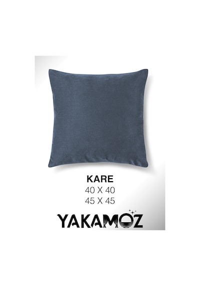 Br Yakamoz Güvercin Mavisi Kırlent , Yastık Kılıfı Kadife Görünümlü Velvet Touch Serisi Güvercin Mavisi