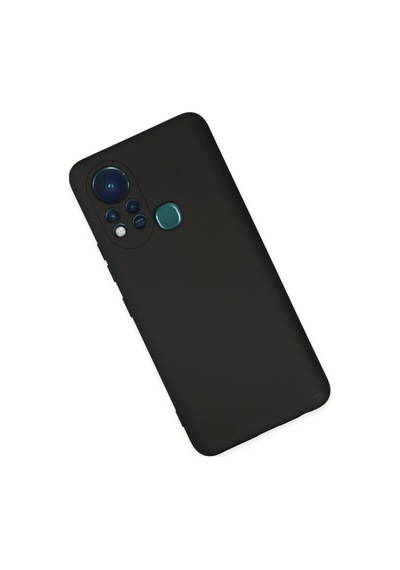 İnfinix Hot 11s Uyumlu Kılıf Nano İçi Kadife Silikon - Siyah