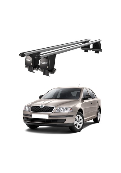 Skoda Octavia 1z 2008-2013 Oluksuz Kilitli Ara Atkı Port Bagaj Tavan Barı