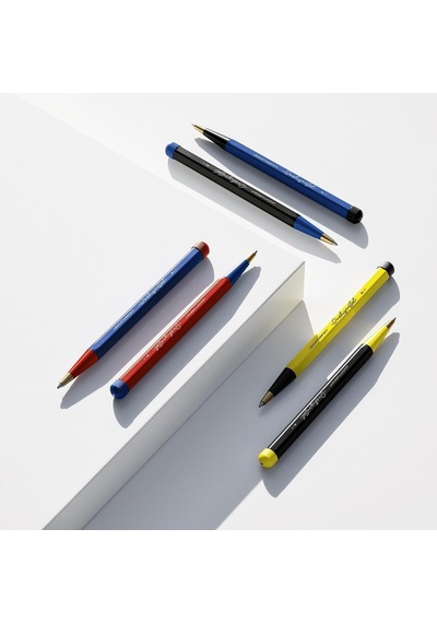 Leuchtturm 1917 X Bauhaus Edition Drehgriffel Blue / Red Ballpoint Pen Tükenmez Kalem 366203 Çok Renkli
