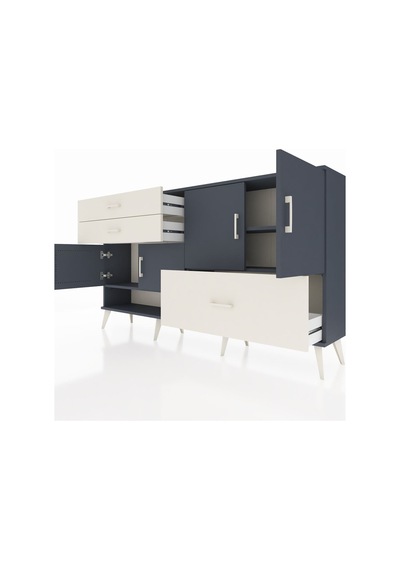 Arges Konsol 3 Raflı 3 Çekmeceli 4 Kapaklı 176x30x99 Antrasit-ant Antrasit-antrasit/aytaşı Arges Konsol 3 Raflı 3 Çekmeceli 4 Kapaklı 176x30x99 Antrasit-ant Antrasit-antrasit/aytaşı