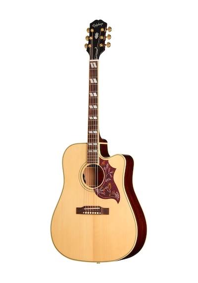 Epiphone Hummingbird Standard Ec Elektro Akustik Gitar Natural