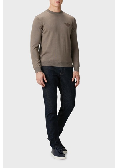 Emporio Armani Erkek Kazak Em002419 Af14158 U6189 Kahve Kahve