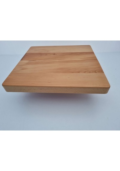 Bintaşmobilya Kayın Kütük Cafe Masa Üstü Tablası 60X60.Cm