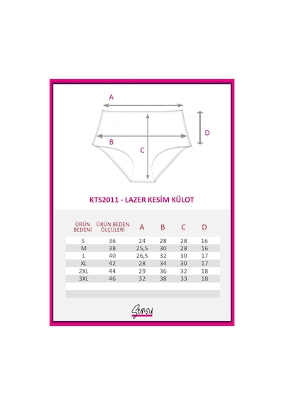 Sensu Kadın Yüksek Bel Dikişsiz Lazer Kesim Külot Beli Lastikli 3'lü Set Siyah