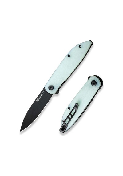 Sencut Bocll Iı G10 Natural Black Blade Kamp Çakı Su Yeşili