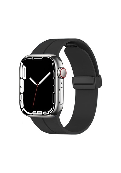 Apple Uyumlu  Watch 44 MM Silikon Metal Tokalı Lansman Renkler Kordon Kayış