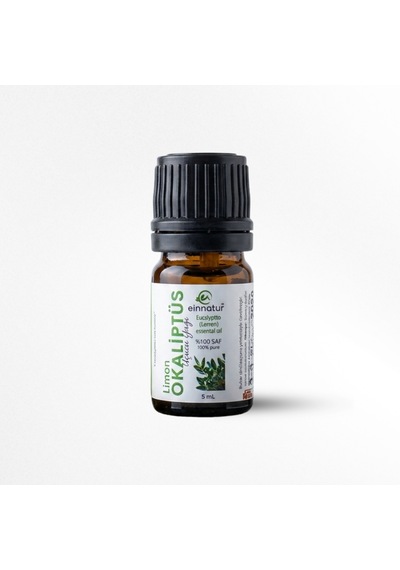 Limon Okaliptüs Uçucu Yağı, Eucalyptus Citriodora, 5 Ml, %100 Saf, Essential Oil Ökaliptus
